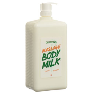 डॉ. वेइबेल मसाज बॉडी दूध की बोतल 1000 मिली