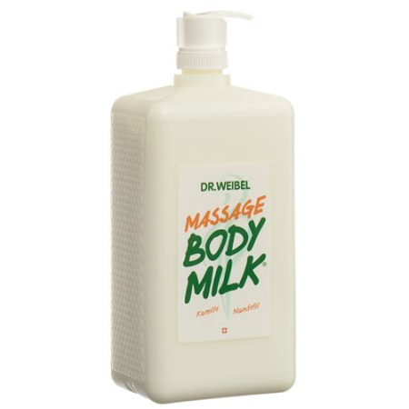dr Weibel Massage Body Milk Bottle 1000 ml