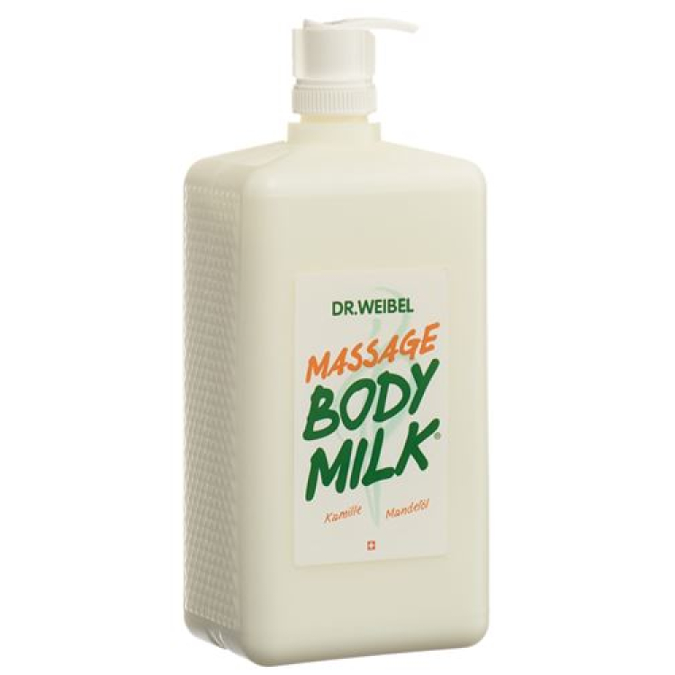 dr Weibel Massage Body Milk Bottle 1000 ml