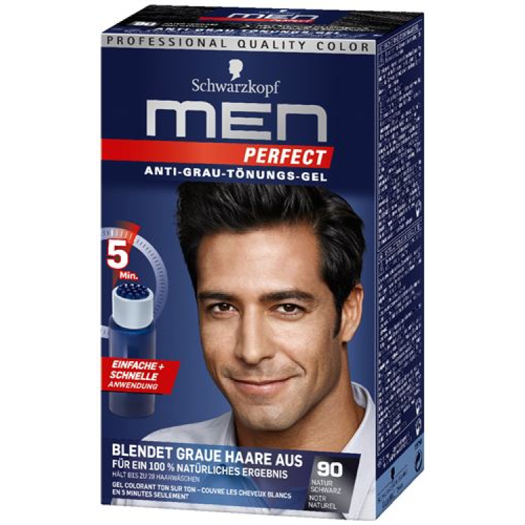 MEN PERFECT atspalvis 90 natural black