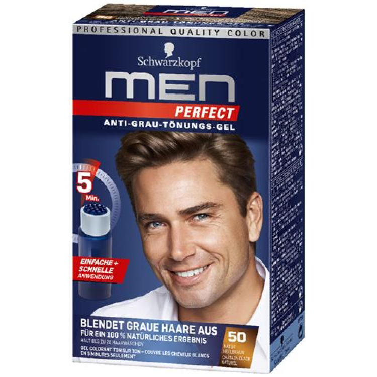 MEN PERFECT відтінок 50 Natural Light Brown