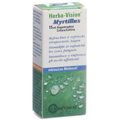 Herba vision myrtillus øjendråber 15 ml