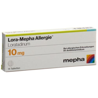 Lora-Mepha Allergy Tabl 10 mg 14 pcs