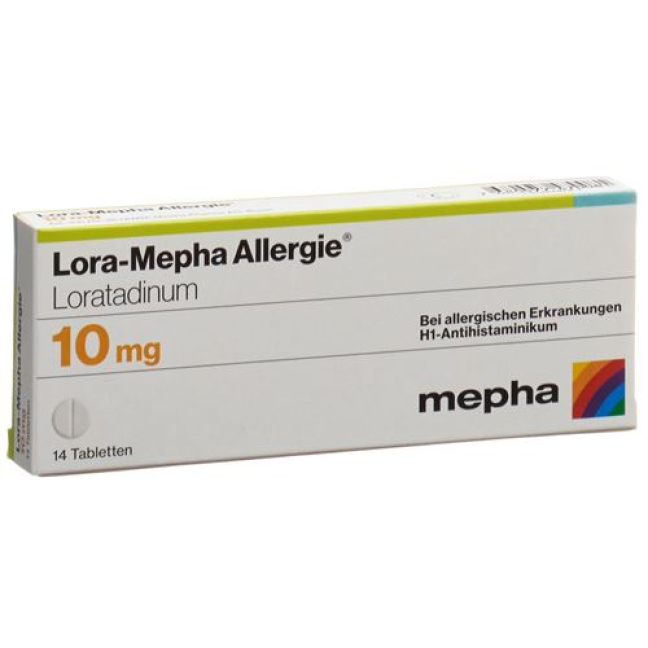 Lora-Mepha comprimidos para alergia 10 mg 14 unid.