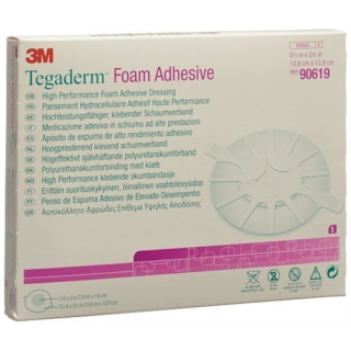 3M Tegaderm Foam 7.6x7.6cm adhesive 5 pieces