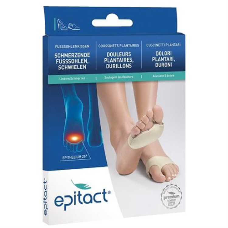 Epitact plantar pude 22,5-25,5 M 1 par