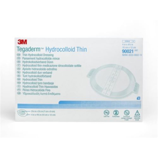 3M Tegaderm Hydrocolloid Thin 7x9cm ovalus 10 vnt