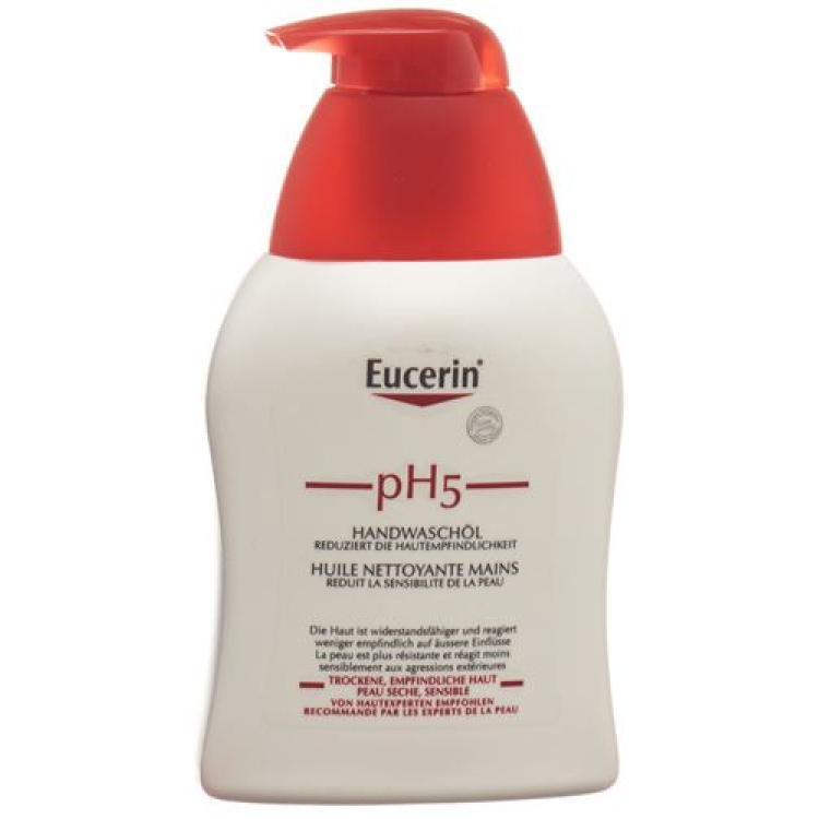 Eucerin pH5 handwasolie met pompje 250 ml