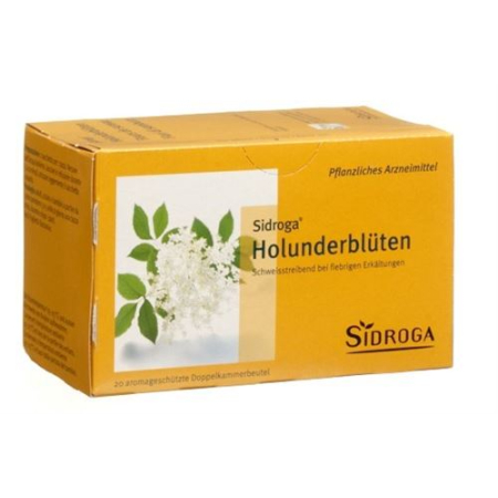 Sidroga® Elderflower Tea - Herbal Medicinal Product for Feverish Colds