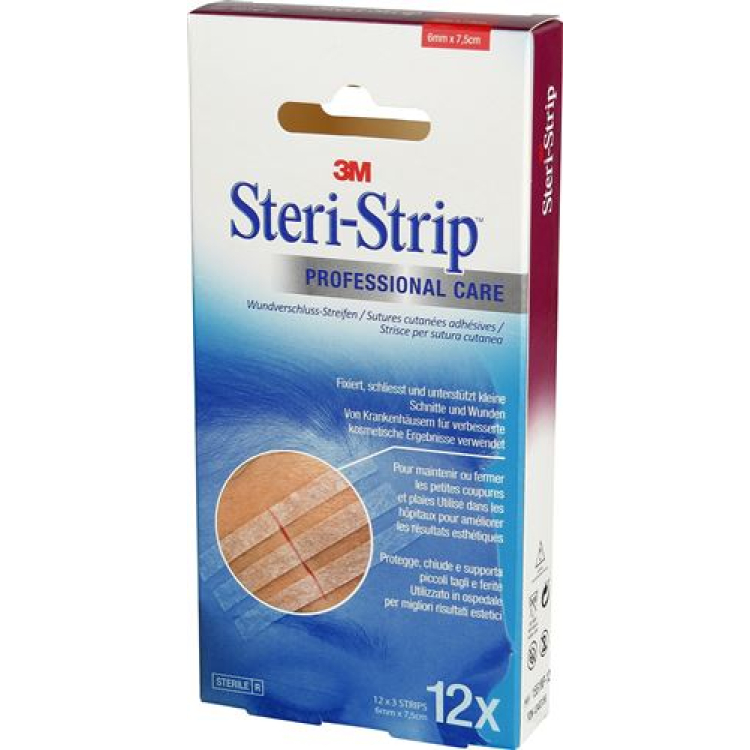 3M Steri Strip Blendtone 6x75mm ბუნებრივი 12 x 3 ც.