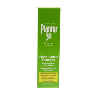 Plantur 39 caffeine shampooing sangle de couleur de cheveux 250 ml