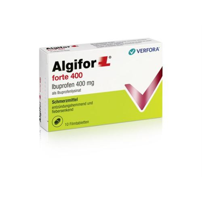 Algifor-L forte Filmtabl 400 mg de 10 uds