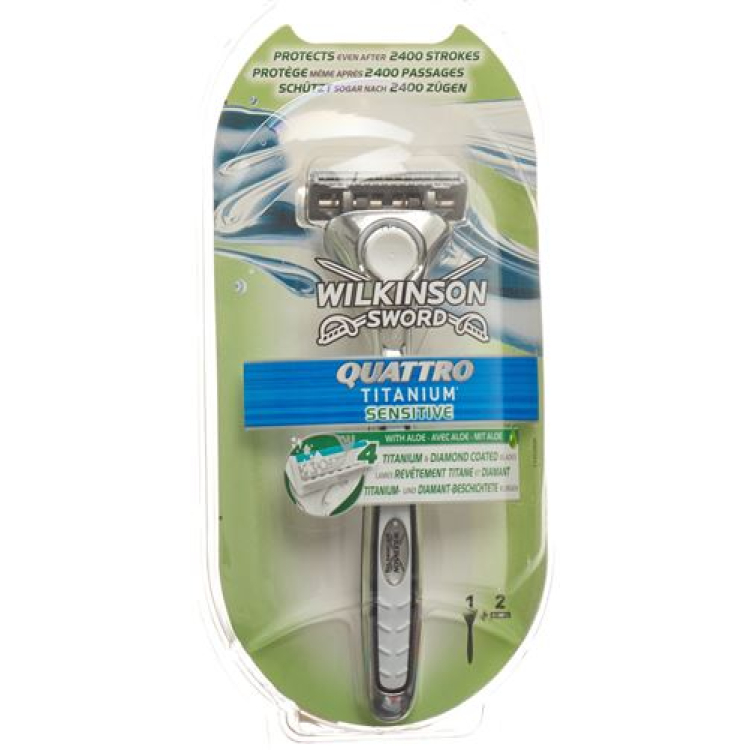 Wilkinson Quattro Titanium skustuvas