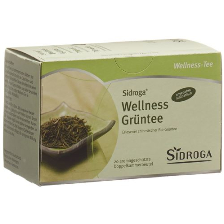Sidroga Wellness Green Tea - Organic Green Tea from Switzerland