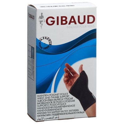 Gibaud wrist thumb supporter កាយវិភាគសាស្ត្រ gr3 18-19cm