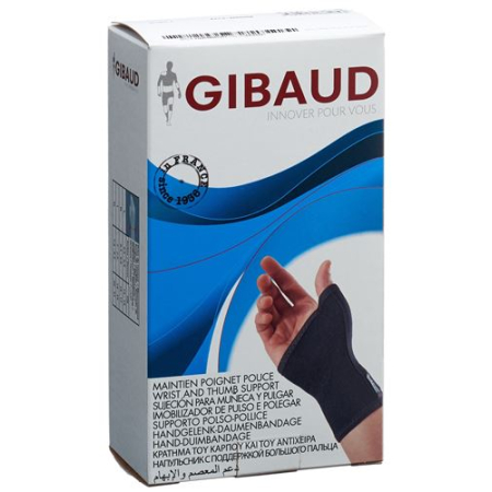 GIBAUD Support Poignet Pouce anatomiquement Gr2 16-17cm