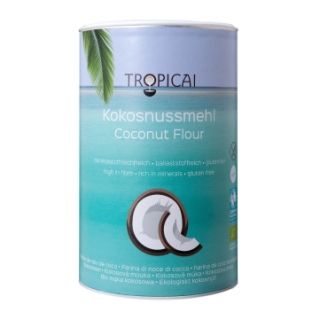 TROPICAI кокос ұны органикалық қап 500 г