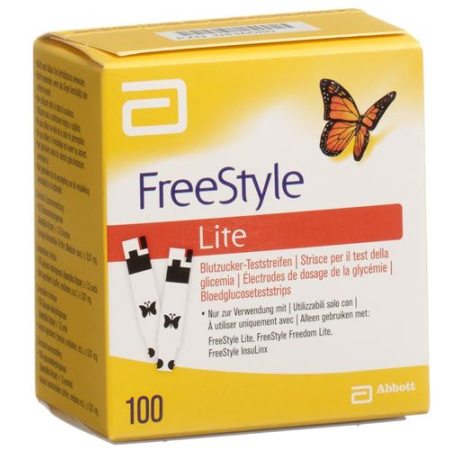 Buy Abbott FreeStyle Lite Test Strips 100 pcs Online at Beeovita