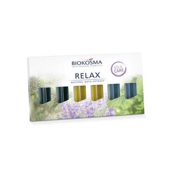 Biokosma Badportioner Relax 6 Amp 20 ml