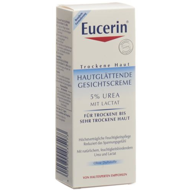 EUCERIN skin smoothing face cream 5% urea (antiguo) 50 ml