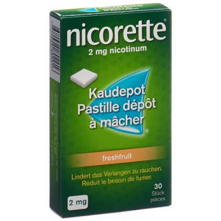 Nicorette Freshfruit Kaudepots 2 mg 30 pcs