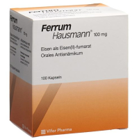 Ferrum Hausmann Kaps 100 mg 100 uds
