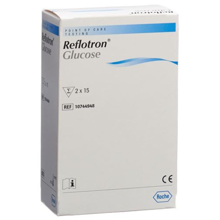 REFLOTRON glükóz tesztcsíkok 2 x 15 db