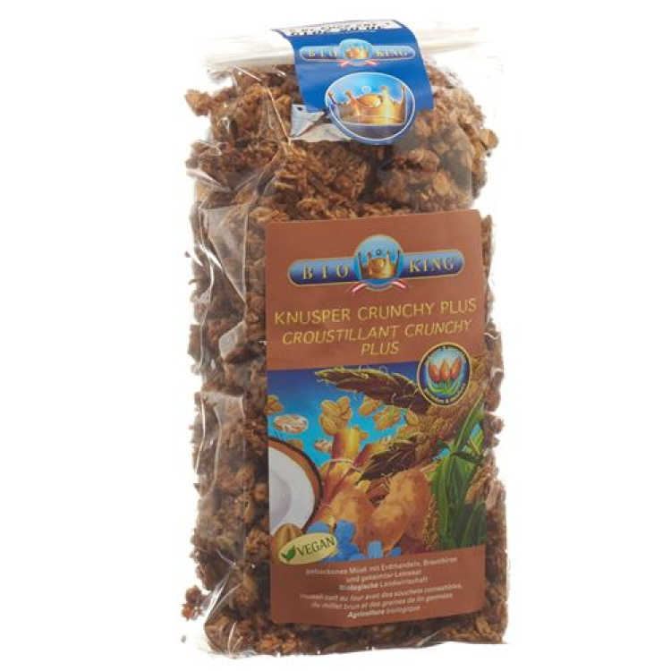 BIOKING Crunchy plus muesli 375 g