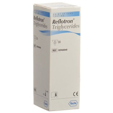 Testovacie prúžky na triglyceridy REFLOTRON 30 ks