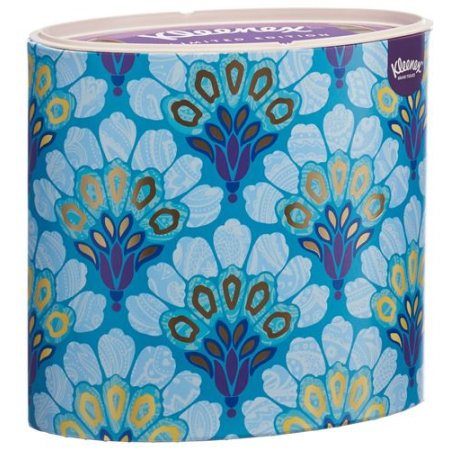 Kleenex Collection kosmetik to'qimalari Oval quti 64 dona