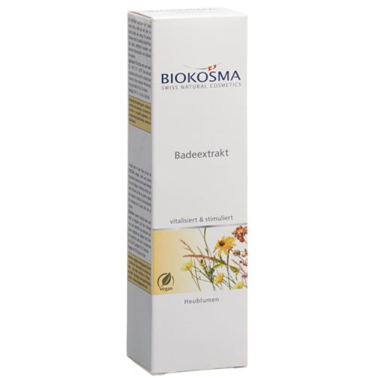 Biokosma Bad Hay Blomsterbadsextraktflaska 200 ml