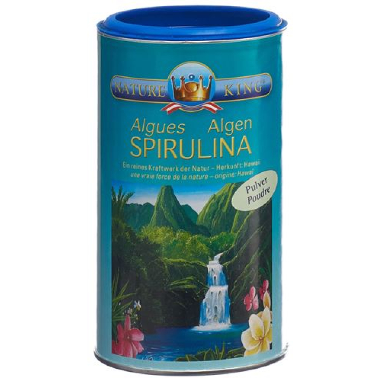 Bioking Spirulina ұнтағы Гавайи 200 г