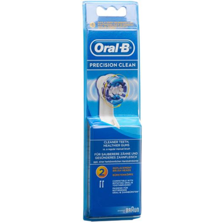 Oral-B Precision Clean cho'tkasi boshlari 2 dona