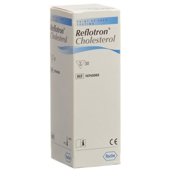 Testovacie prúžky na cholesterol REFLOTRON 30 ks