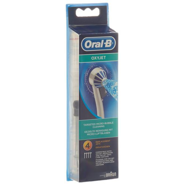 Ugelli attaccabili Oral-B Oxyjet 4 pz