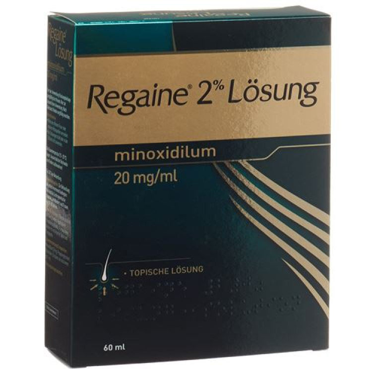 Rogaine ადგილობრივი ხსნარი 2% Fl 60 მლ