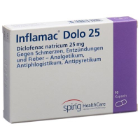 Inflamac Dolo Kaps 25 mg 10 pièces