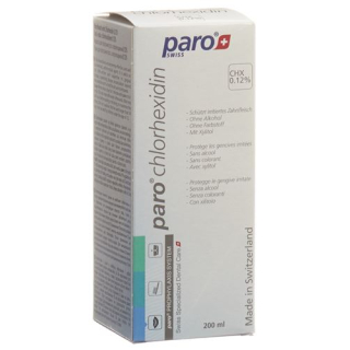 Paro პირის ღრუს გამრეცხი ქლორჰექსიდინი 0.12% - დან fl ​​200 მლ