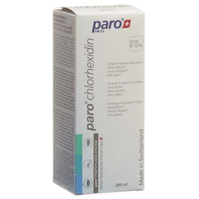 Paro mouthwash chlorhexidine 0.12% ទៅ fl 200 មីលីលីត្រ