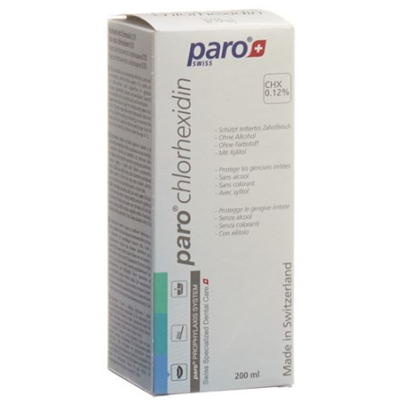 Nước súc miệng PARO chlorhexidine 0,12% to Fl 200 ml
