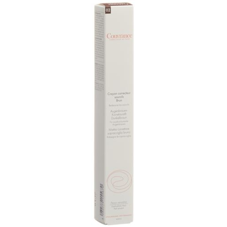 Avene Couvrance wenkbrauwpotlood donkerbruin 02