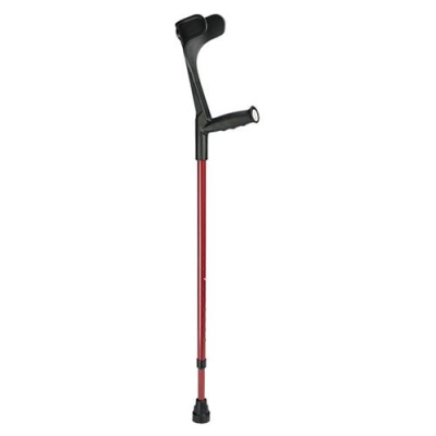 Sahag crutches soft grip red metallized schwwarz -140kg ១គូ