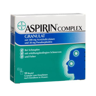 Aspirin Complex Gran Btl 10 stk