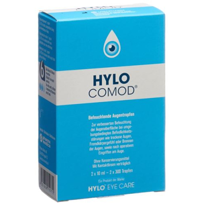 Hylo como טיפות עיניים 2 בקבוקים 10 מ