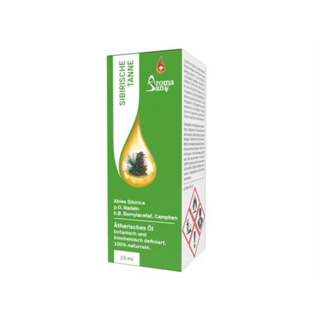 Aromasan Siberian fir ether/oil 1.8 cineol ក្នុងប្រអប់ 15ml