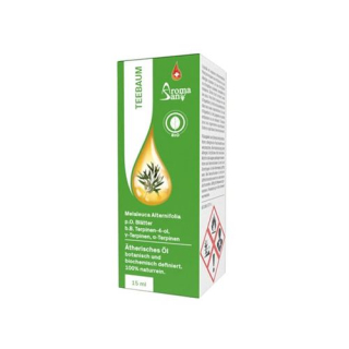 Aromasan Tea Tree essential oil in box Bio 15 ml