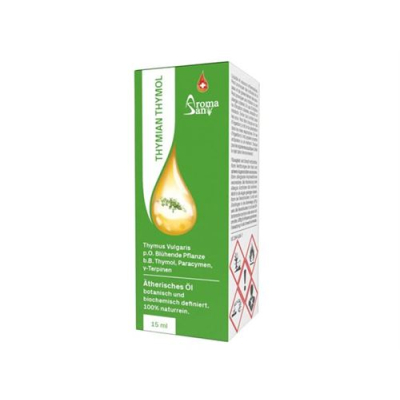 Aromasan thyme thymol äth / שמן בקופסאות ביו 15ml