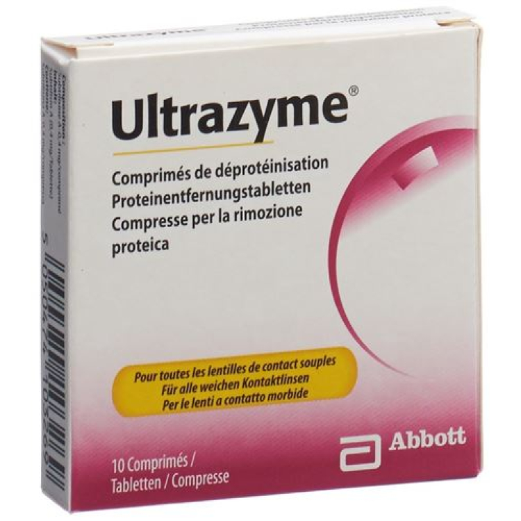 ULTRAZYME 단백질 제거 정제 블리스트 10개