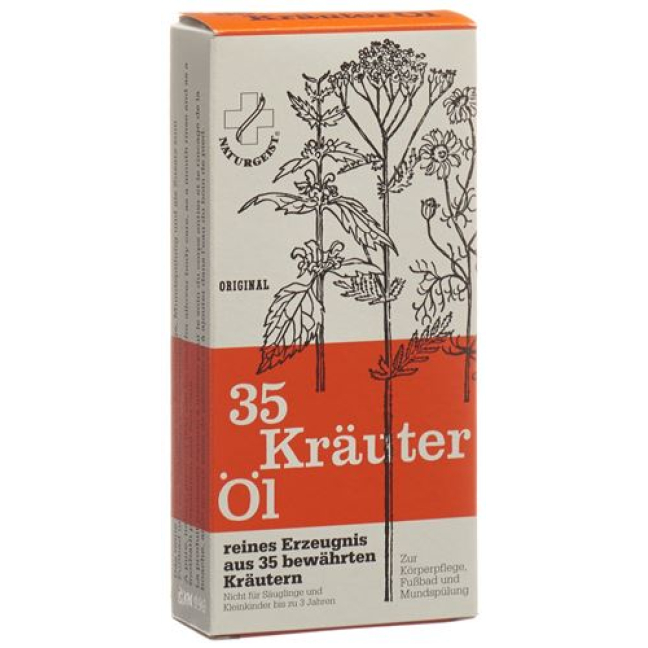 Naturgeist Original 35 huile aux herbes bouteille en verre 80 ml