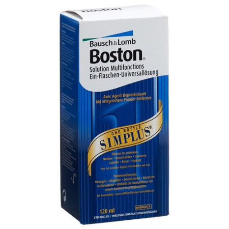 BOSTON SIMPLUS A უნივერსალური ბოთლები 120 მლ ხსნარი